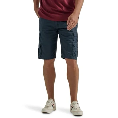 Imagen de Wrangler Authentics Pantalón Corto Cargo de Sarga Premium, Midnight, 52 para Hombre