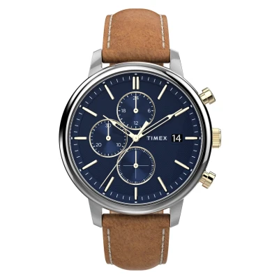 Imagen de Timex Chicago Chronograph Cronógrafo, Hombre, Talla: One Size, Tan/beige