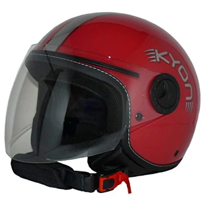 Imagen de Protectwear H730 RT Casco Abierto con Facial Visera Larga XL, Hombre, Rojo, XL