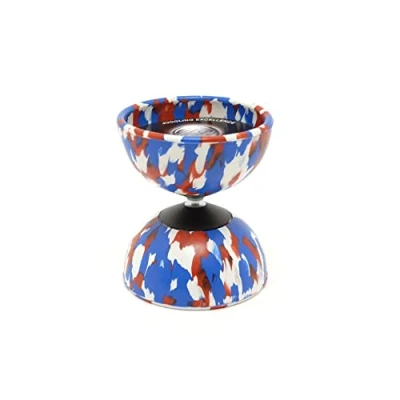 Imagen de Mister Babache Diabolo Unique Arlequin Medium BLC, JDAM_GBlanc, Blanco/Rojo/Azul