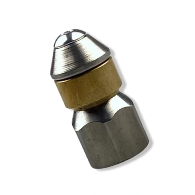 Imagen de Boquilla de limpieza tuberías giratoria para Kärcher Kränzle WAP Alto 1/4&quot; IG, máx. 250 bar/efecto muy fuerte