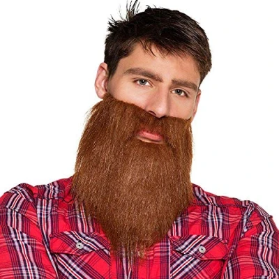 Imagen de Boland Barba artificial, accesorio, maquillaje, bigote, accesorios para carnaval, disfraces, fiesta temática, JGA, Halloween
