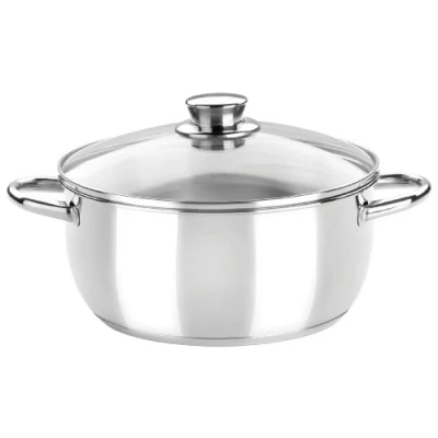 Imagen de Monix Optima Cacerola 26 cm con tapa de cristal