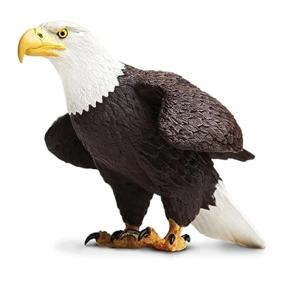 Imagen de Safari Ltd. Aguila Calva Animal Figura de Juguete, Multicolor (251029)