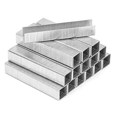 Imagen de AECCN Juego de grapas resistentes 2000 para pistola grapas, perfecto fijar material, decoración, carpintería, muebles, puertas y ventanas