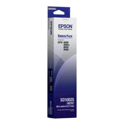 Imagen de Epson S010025 (8767) cinta entintada negra (original)