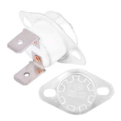 Imagen de Fafeicy 180℃ KSD302 Interruptor térmico, AC250V 16A Termostato de Control Temperatura, Normalmente Cerrado (180℃)