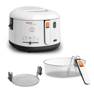 Imagen de Tefal Filtra One FF1631 Freidora, 1900 W, 1.2 Kilos, Aluminio, Blanco