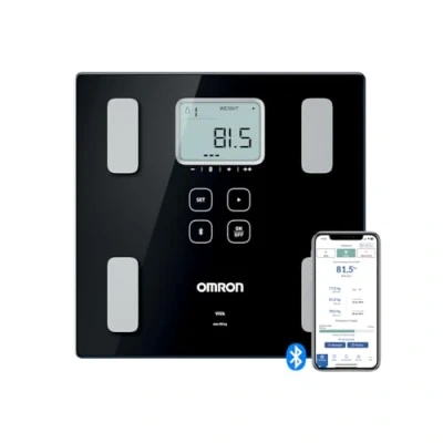 Imagen de OMRON VIVA Báscula inteligente y monitor de composición corporal con medición peso, grasa corporal, visceral, músculo esquelético, metabolismo basal e IMC