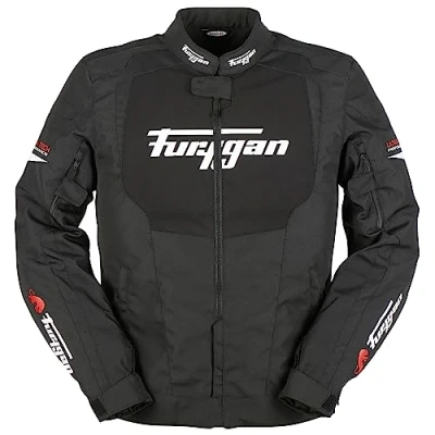 Imagen de Furygan Norman Equipamiento Deportivo para Fans, Hombres, Negro Blanco Rojo (Multicolor), S