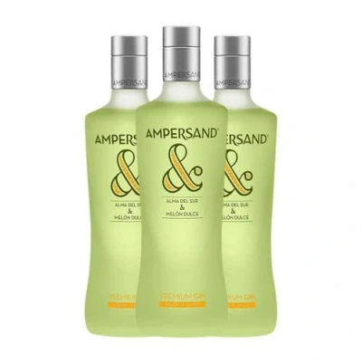 Imagen de Ginebra Ampersand Gin Melon 70 cl (Caja de 3 Botellas cl)