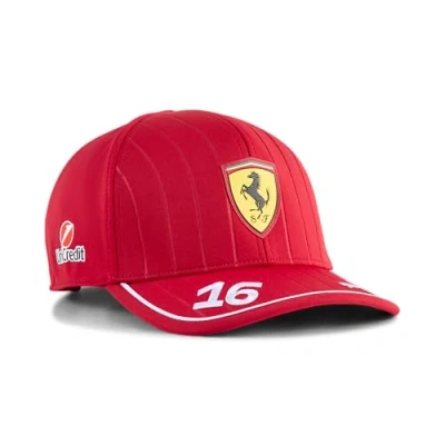 Imagen de PUMA Scuderia Ferrari F1 Gorra Charles Leclerc 2025 Rojo Talla Única