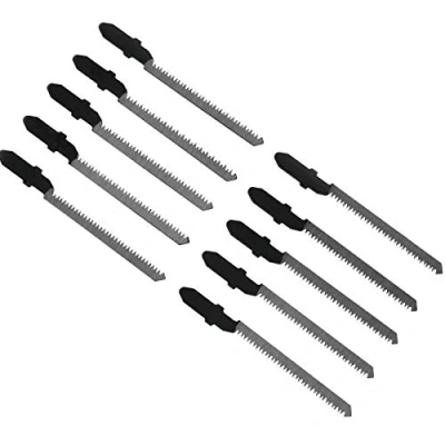 Imagen de Create idea T Shank T101AO Jigsaw Blades HCS Curve Saw Blade Kit de herramientas corte para piso laminado madera pl¨¢stico 10 piezas