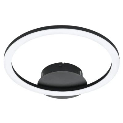 Imagen de Eglo connect.z lámpara LED de techo Smart Home Parrapos Z, ZigBee, app y control voz Alexa, color luz ajustable (blanco cálido blanco frío), negro, 34 x 30 cm
