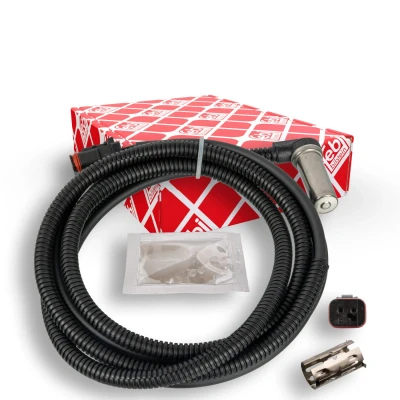Imagen de FEBI BILSTEIN 174527 Sensor de ABS Eje trasero izquierda, trasero, derecha con casquillo, grasa 1185 2785