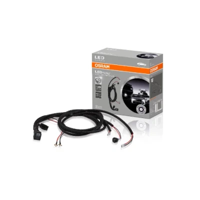 Imagen de OSRAM LEDriving WIRE HARNESS AX 2LS, cablaggio per strisce luminose auto, kit barra luminosa, set cavi l&#039;installazione di due sorgenti luminose, adattatore fari auto