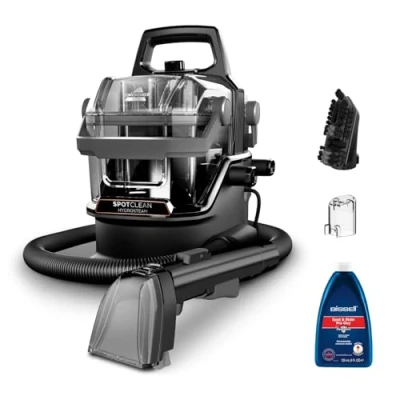 Imagen de BISSELL SpotClean HydroSteam, Aspiradora de Agua Tapiceria, Lava con Tecnología Modo Vaporeta, Limpiador para Alfombras, Sofa y Más, Motor Potente 1000W, 3689N