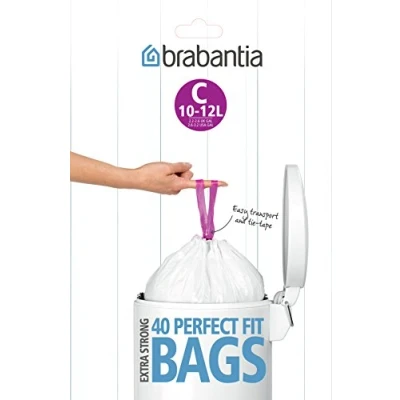 Imagen de Brabantia Cubo de basura C, 10 12 L, 40 bolsas