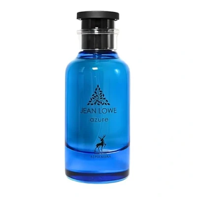 Imagen de Perfume Jean Lowe Azure 100ml, Árabe de Larga Duración, Eau da Parfum Importado desde Dubái, Fragancia Fresca y Sofisticada, Incluye Atomizador Recargable 5ML (Azure)