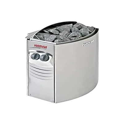 Imagen de Harvia Vega BC80 Horno de Sauna (8,0 kW, con Controlador Integrado, Acero Inoxidable)