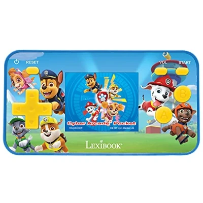 Imagen de Lexibook, Paw Patrol, Cyber Arcade Pocket, Consola de Juegos portátil, 150 Juegos, Pantalla LCD 1,8&quot;, Funciona con Pilas, Azul, JL1895PA