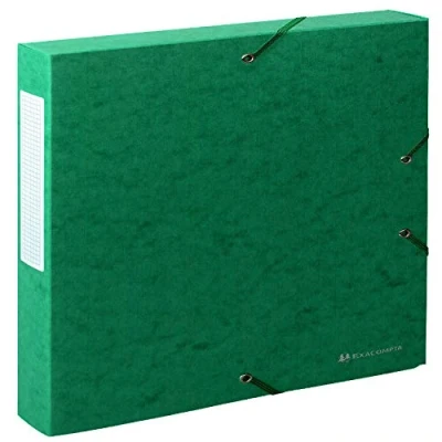 Imagen de Exacompta 50813E Carpeta de proyecto con goma, color verde