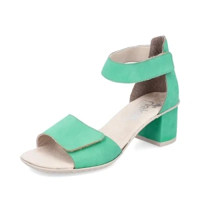 Imagen de Rieker 64753, Sandalia Mujer, Verde, 36 EU
