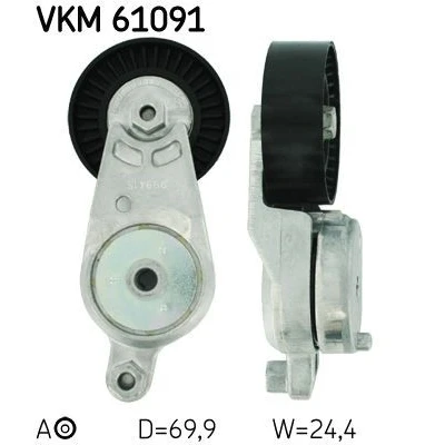 Imagen de SKF VKM 61091 Polea Tensora TOYOTA: Camry VIII Berlina, RAV4 IV SUV, III SUV