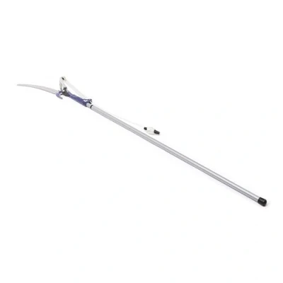 Imagen de Amazon Basics Sierra de pértiga extensible para podar árboles, 2,9 m, Azul