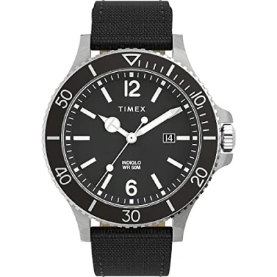 Imagen de Timex Reloj Analógico para Hombres de Cuarzo con Correa en Tejido TW2V27000