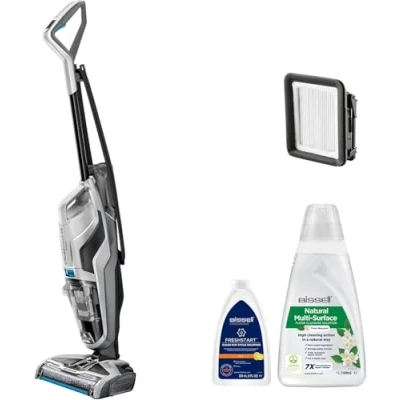 Imagen de Bissell CrossWave C3 Pro, Aspirador de Mano Con Cable, Aspira, Mopa y Seca, Potente Extracción Suciedad Húmeda 3 en 1 Escoba Aspiradora Vertical, Limpieza Multisuperficie, 3555N