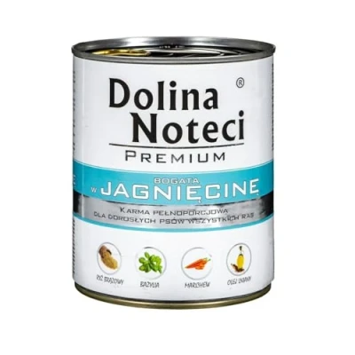 Imagen de Comida Seca para Perros DNP Sp. z o.o. Dolina Noteci Dog 800g Jagnięcina Can / 12