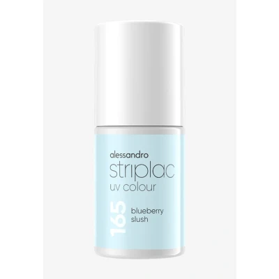 Imagen de alessandro Striplac Blueberry Slush Esmalte de uñas UV Opaco y resistente a los arañazos hasta 15 días Fácil aplicación Tecnología extracción suave Vegano Azul Pastel, 6,5 ml