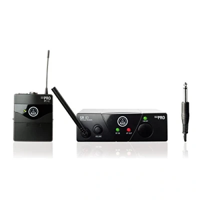 Imagen de AKG WMS40 MINI INST ISM2 Micrófono inalámbrico (banda UHF), color negro