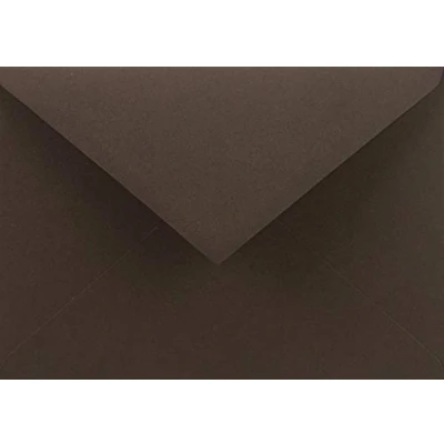 Imagen de Netuno 100x sobres de colores marrones C6 114x162mm 115g Sirio Color Cacao solapa engomada puntiaguda sin ventana para invitaciones Navidad tarjetas boda cartas dinero bricolaje fiestas bautizo