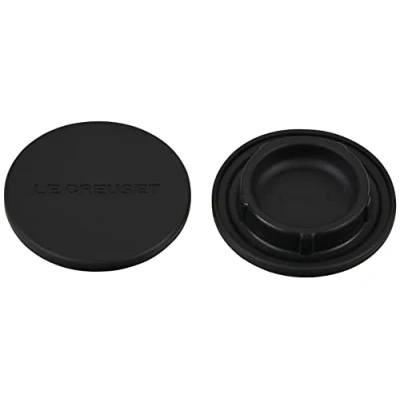 Imagen de Le Creuset Set de 2 Tapas Silicona para los Molinillos, Silicona, Negro Onyx, 93010800140200
