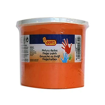 Imagen de Jovi 56006 Pintura a dedos, 125 ml, color naranja