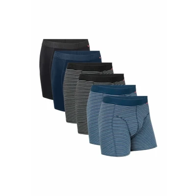 Imagen de Danish Endurance 6PACK Culotte, Hombre, Talla: Medium, black stripe navy