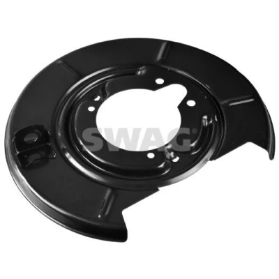 Imagen de SWAG 33 10 7290 Chapa Protectora de Disco Freno Eje trasero izquierda BMW: 3 Berlina, Cabrio, Compact