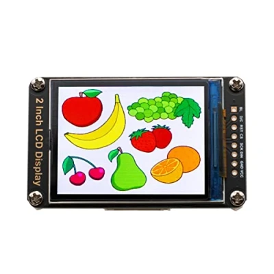 Imagen de SEENGREAT Módulo de pantalla LCD 2 pulgadas, resolución 65 K, LCD, IPS Screen Built in ST7789V Driver, Using 4 Wire SPI Interface, compatible con Raspberry Pi