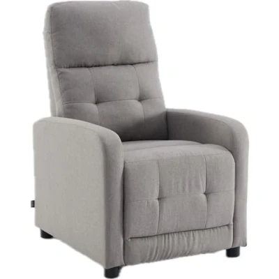 Imagen de ASTAN HOGAR Sillón Relax con Reclinación Manual, Tapizado en Tela, Modelo Yum AH AR31000TP, Taupe,