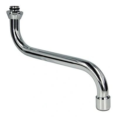 Imagen de Tecuro Caño en S para grifos de pared, cromado, longitud 200 mm, conector 3/4&quot;, cónico diámetro 18 mm