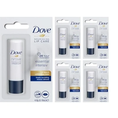 Imagen de Bálsamo Labial Dove Nourishing Lipcare 4,8g Essential Intensiv Protector PAQUETE DE 4