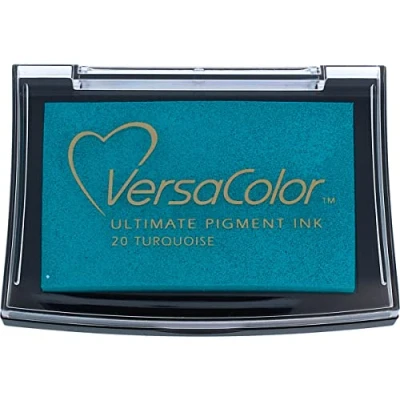 Imagen de Tsukineko Versacolor Almohadilla de Tinta, Color Turquesa, 4 x cm
