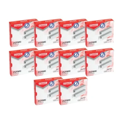 Imagen de OFFICE PRODUCTS 18072369 19 Grapas (23/17, 10.000 unidades, 10 x 1000 unidades), color plateado