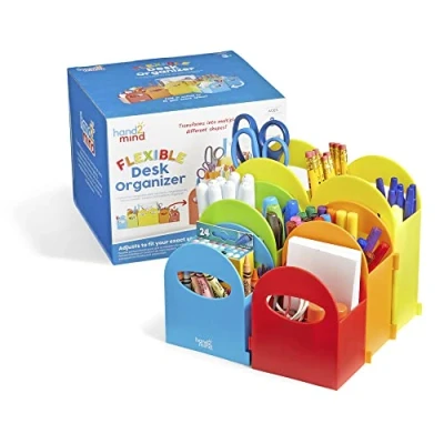 Imagen de Learning Resources organizador de escritorio flexible, escritorio, mesa modular, accesorios para mesas, material profesores, cajones, escolar