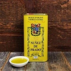 Imagen de NÚÑEZ de PRADO Aceite Oliva Virgen Extra (Variedades Hojiblanca y Picudo) Lata 1 Litro