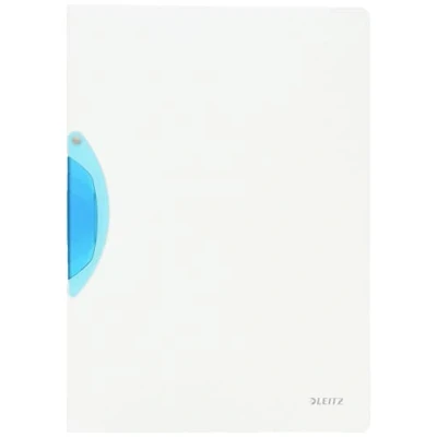 Imagen de Leitz 41740145 Carpetas con clip (A4, pinza lateral, 6 unidades), color azul claro