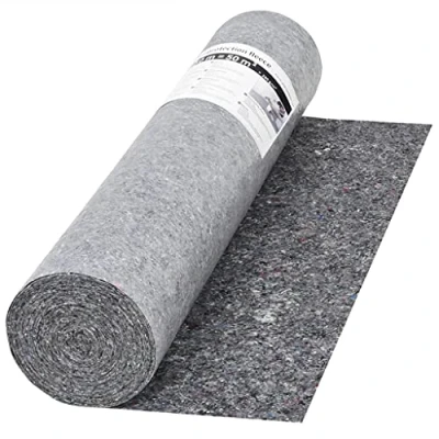 Imagen de vidaXL Manta Fieltro Pintor Protector Suelos Antideslizante Gris 50 m 280 g/m²