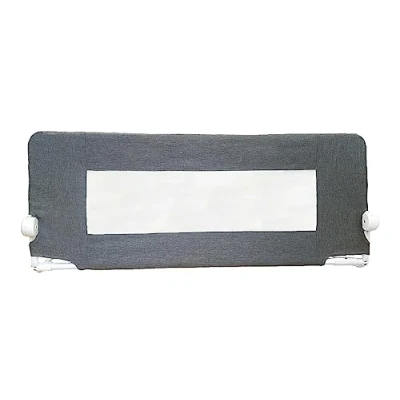 Imagen de Safetots Barandilla de Cama Deluxe Mezclilla Gris, 100cm Ancho x 40cm Alto, Protector para Niños Pequeños, Barrera